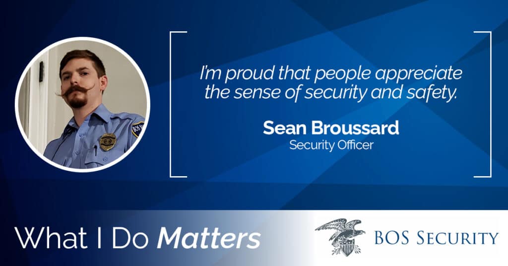 What I Do Matters: Sean Broussard