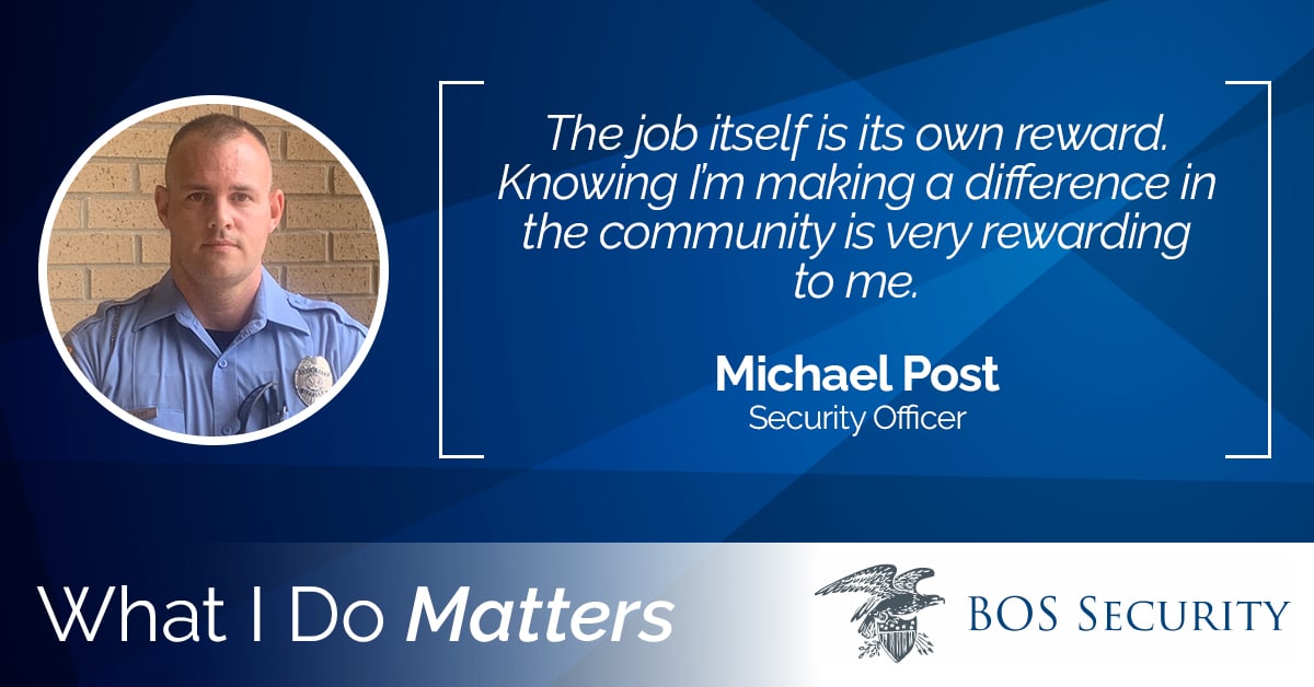 What I Do Matters: Michael Post